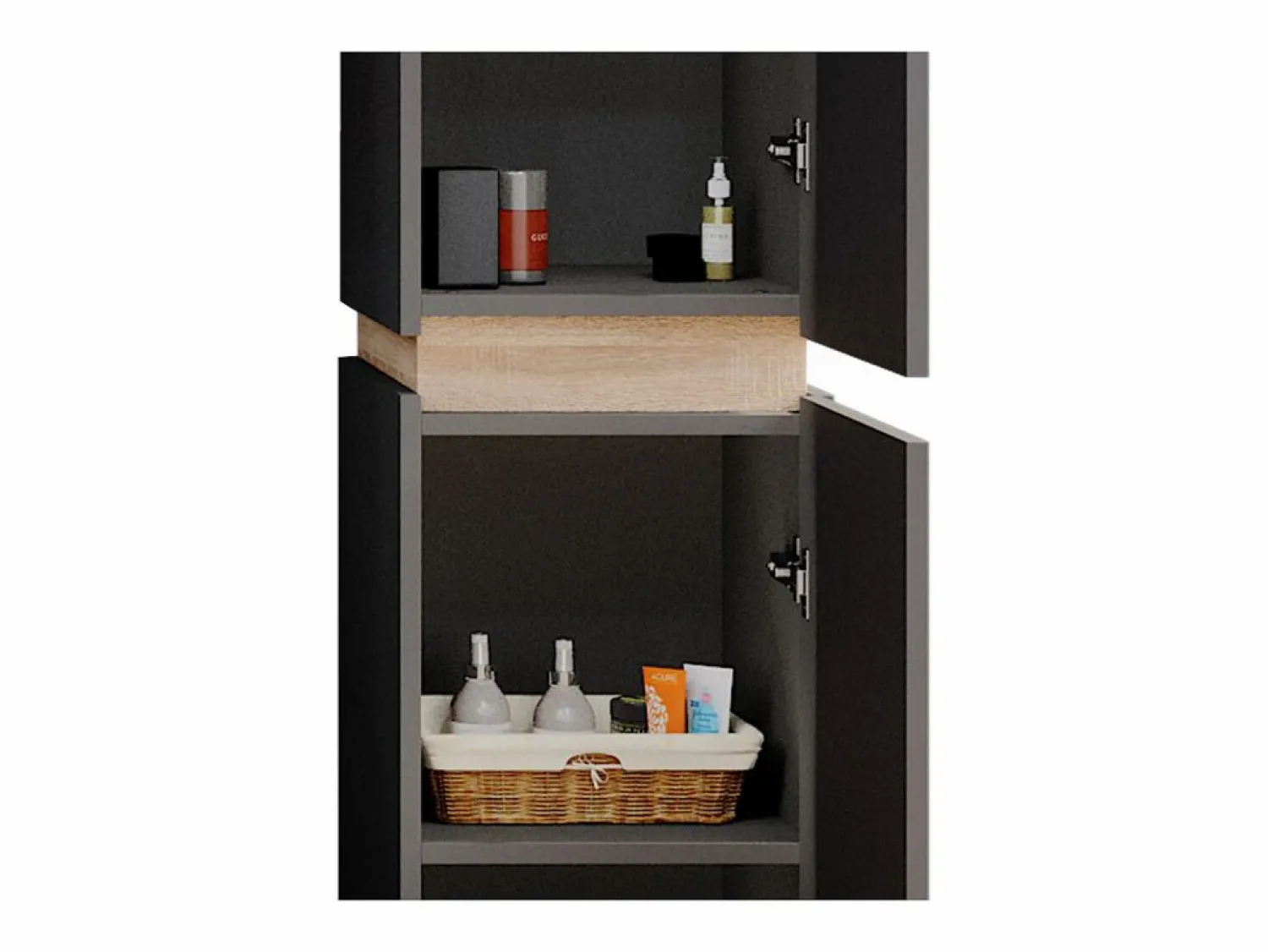 Online Armario de baño antracita 33x35x197.5 gloria Columna De Baño
