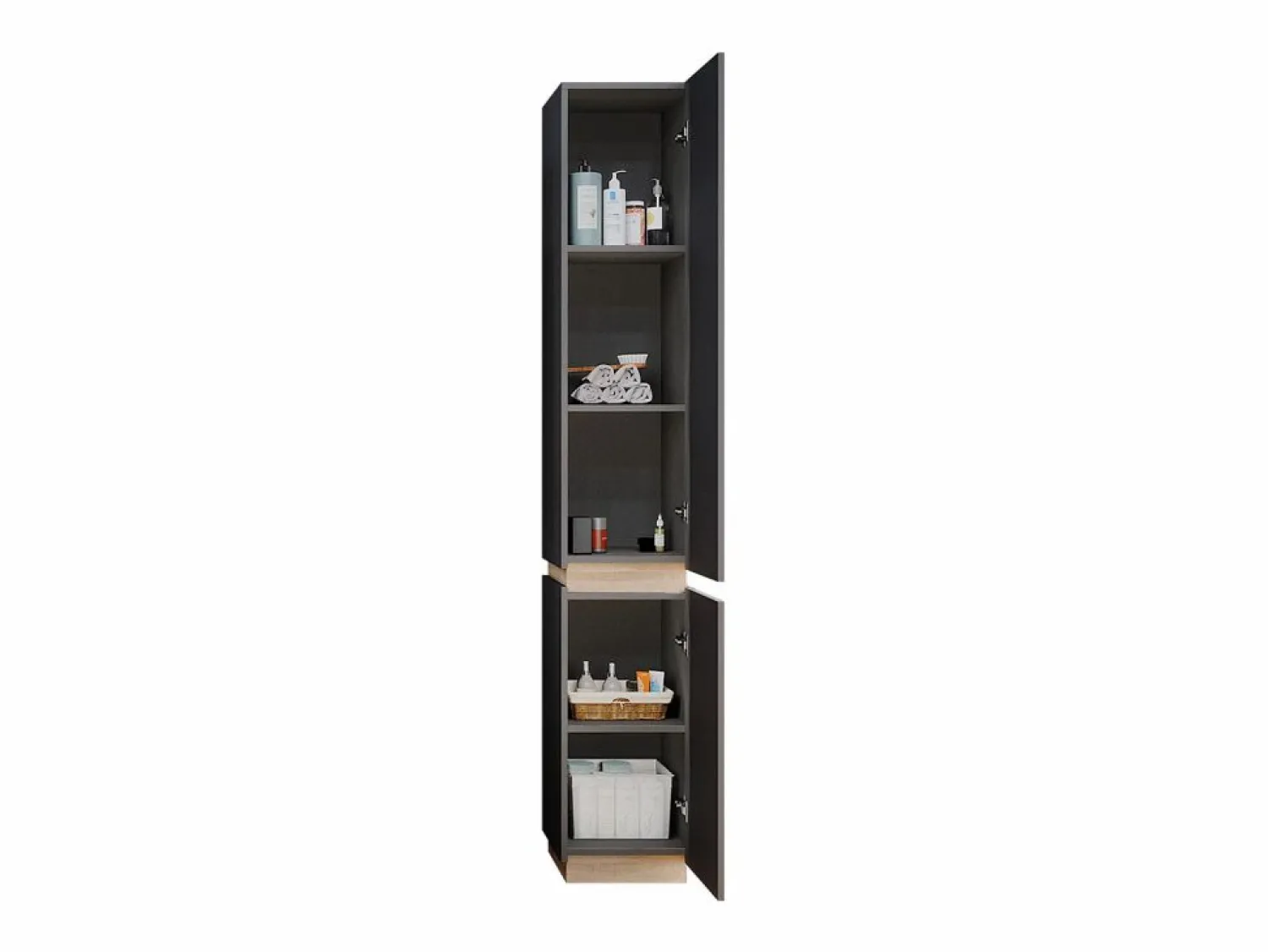 Online Armario de baño antracita 33x35x197.5 gloria Columna De Baño