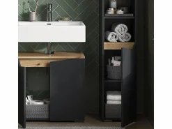 Vicco Armario de baño antracita/artisan 30x35x180 marelle