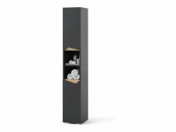 Vicco Armario de baño antracita/artisan 30x35x180 marelle