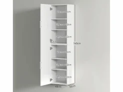 Homcom Armario de baño Armenia 2 puertas 160x40x30 cm