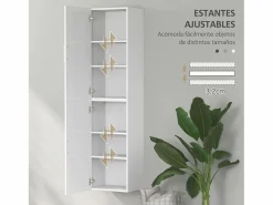 Homcom Armario de baño Armenia 2 puertas 160x40x30 cm