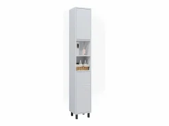 New Vicco Armario de baño 30x28x190.3 agasta Blanco