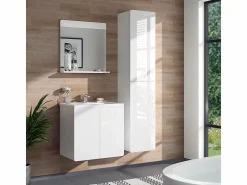 Vicco Armario de baño 36.6x33.2x171.6 izan
