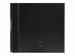 Online vidaxl Armario de baño con espejo LED brillante 89x14x62 cm Negro
