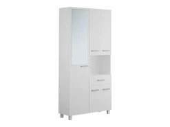 Best Armario de baño con espejo , 89 cm, MINELA Columna De Baño