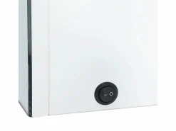 vidaxl Armario de baño con espejo LED brillante 62x14x60 cm