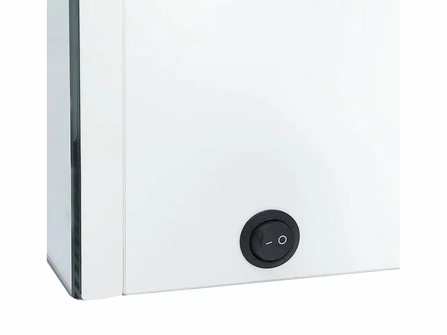 vidaxl Armario de baño con espejo LED brillante 62x14x60 cm