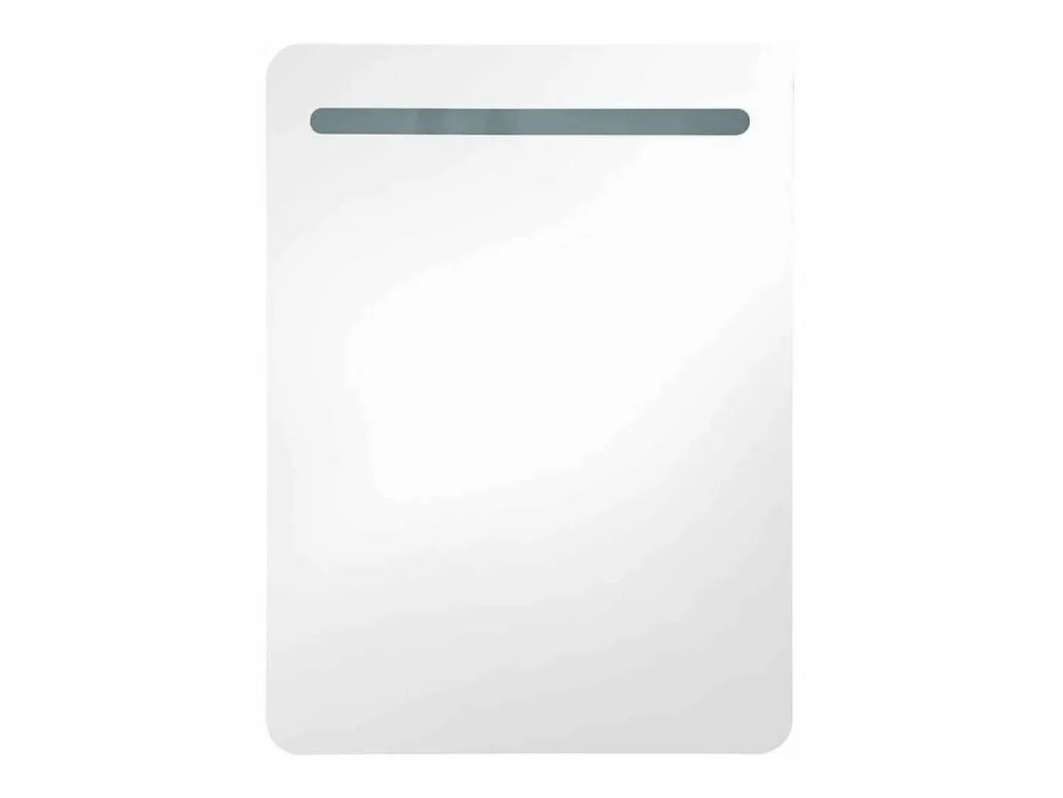 Discount vidaxl Armario de baño con espejo LED brillante 60x11x80 cm Gris