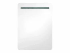 Outlet Armario de baño con espejo y LED y roble 60x11x80 cm Mueble De Pared Para Baño