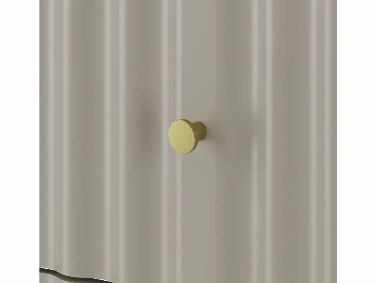 Clearance Armario de baño de cachemira para lavabo de 80 cm con frentes ranurados Aqua Beige
