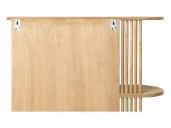 OZAIA Armario de baño de pared de teca con espejo - Ancho 65 x Prof. 20 x Alt. 65 cm - CIMAHI