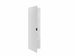 Sale Armario de baño flotante estriada, mate, 3 estantes, ZEVINI Columna De Baño