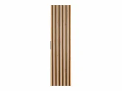Vente-unique Armario de baño flotante natural claro y negro, 140 cm, MADELA