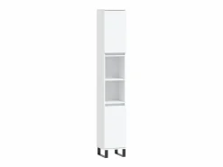 Hot Armario de baño madera contrachapada 30x30x190 cm Estantería Sobre Inodoro