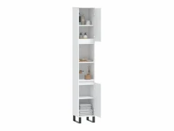 Hot Armario de baño madera contrachapada 30x30x190 cm Estantería Sobre Inodoro