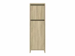 vidaxl Armario de baño madera contrachapada color roble 30x30x95 cm