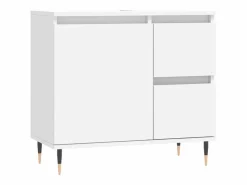 Armario de baño madera contrachapada 65x33x60 cm ES724649 Mueble De Pared Para Baño