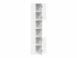 Sale vidaxl Armario de baño madera contrachapada 30x30x183,5 cm Blanco