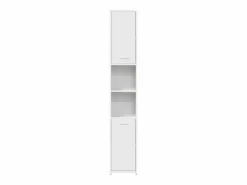 Sale vidaxl Armario de baño madera contrachapada 30x30x183,5 cm Blanco