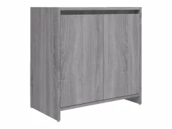 Online Armario de baño madera contrachapada Sonoma 60x33x61 cm ES688267 Gris