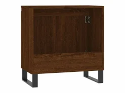 vidaxl Armario de baño madera de ingeniería marrón roble 58x33x60 cm