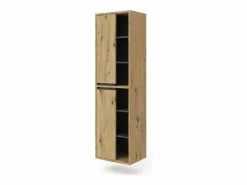 Online Vicco Armario de baño roble artesanal 50x33x170 viola Color natural claro