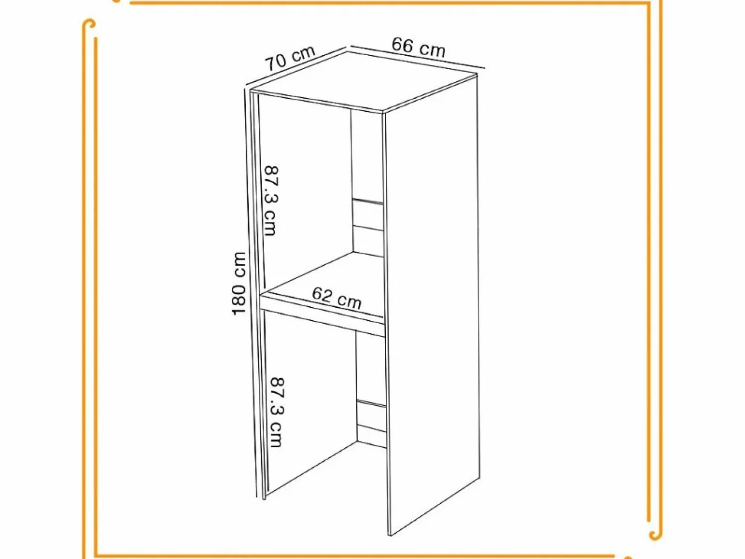 Outlet Armario de baño sobre lavadora y secadora columna estante integrado para electrodomésticos en roble Craft. Beige