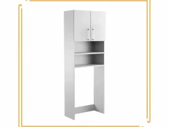 Hot Armario de baño sobre lavadora y secadora, columna de almacenamiento de electrodomésticos en color . Mueble Para Lavadora