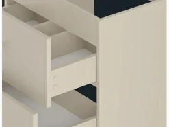 Armario de cachemira para lavabo 60 cm, 2 cajones Marco