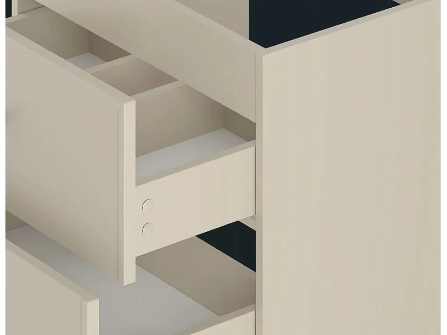 Armario de cachemira para lavabo 60 cm, 2 cajones Marco