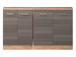 Discount Vicco Armario de cocina para techo inclinado gris noble 140x46x81.6 r-line Gris claro