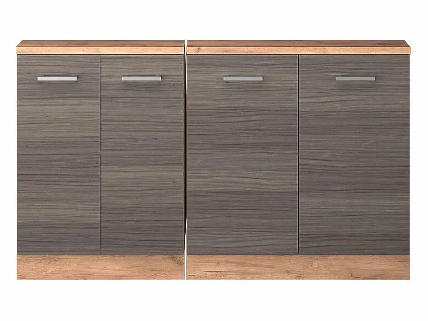 Discount Vicco Armario de cocina para techo inclinado gris noble 140x46x81.6 r-line Gris claro