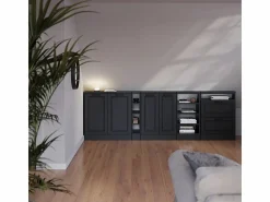 Best Armario de cocina para techo inclinado antracita casa de campo 60x46x81.6 r-line Armario Para Buhardilla