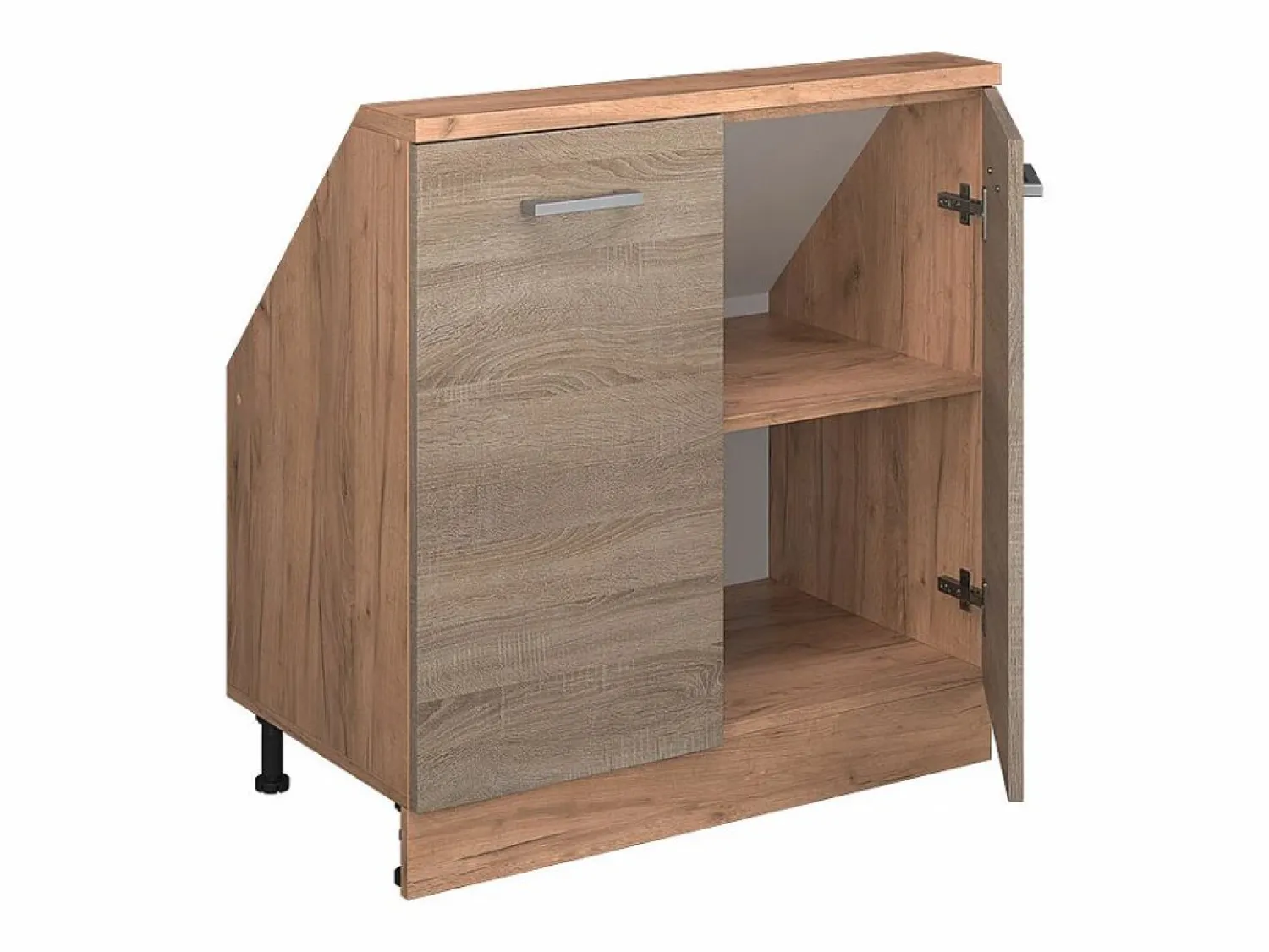 Online Armario de cocina para techo inclinado sonoma 80x46x81.6 r-line Armario Para Buhardilla