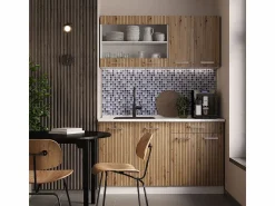 Sale Vicco Armario de cocina para techo inclinado roble artesanal 80x46x81.6 r-line Color natural claro