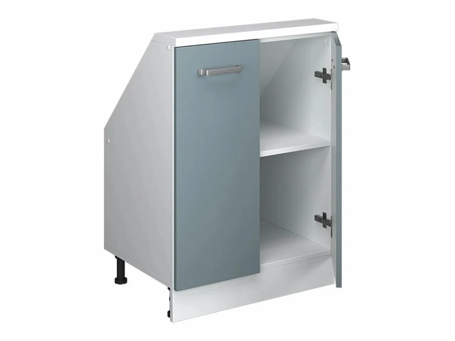 Online Armario de cocina para techo inclinado gris ado 60x46x81.6 r-line Armario Para Buhardilla