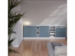 Online Armario de cocina para techo inclinado gris ado 60x46x81.6 r-line Armario Para Buhardilla