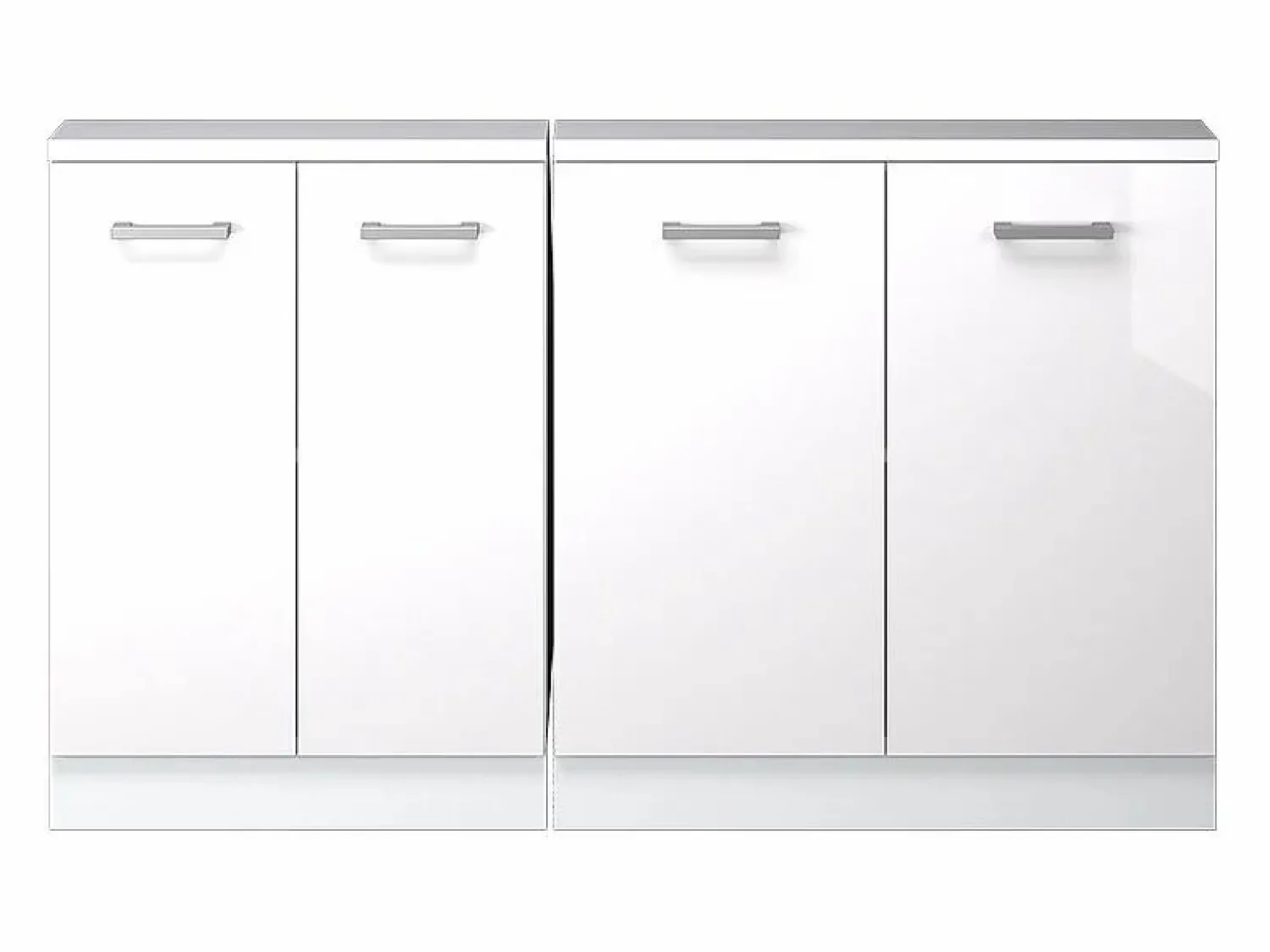 New Armario de cocina para techo inclinado alto brillo 140x46x81.6 r-line Armario Para Buhardilla