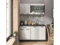 Hot Vicco Armario de cocina para techo inclinado blanco casa de campo 60x46x81.6 r-line Blanco roto