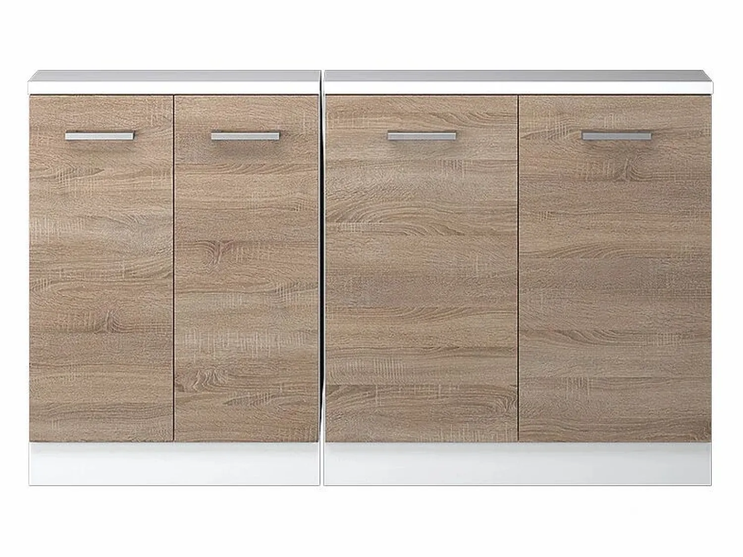 Outlet Armario de cocina para techo inclinado sonoma 140x46x81.6 r-line Armario Para Buhardilla