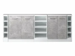 Sale Vicco Armario de cocina para techo inclinado hormigón 210x46x81.6 r-line Gris claro
