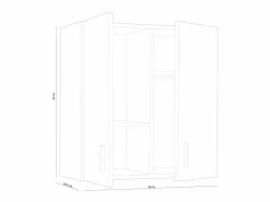 Online duehome Armario de colgar Use Blanco