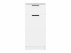 Discount vidaxl Armario de escritorio madera contrachapada 33,5x50x75 cm Blanco