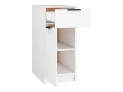Discount vidaxl Armario de escritorio madera contrachapada 33,5x50x75 cm Blanco