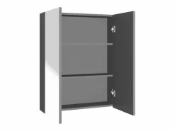 vidaxl Armario de espejo de baño MDF 60x15x75 cm