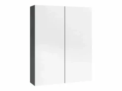 Sale Armario de espejo de baño MDF brillante 60x15x75 cm ES263120 Gris