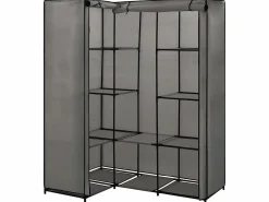 New Armario de esquina 130x87x169 cm ES108617 Armario Abierto, Vestidor