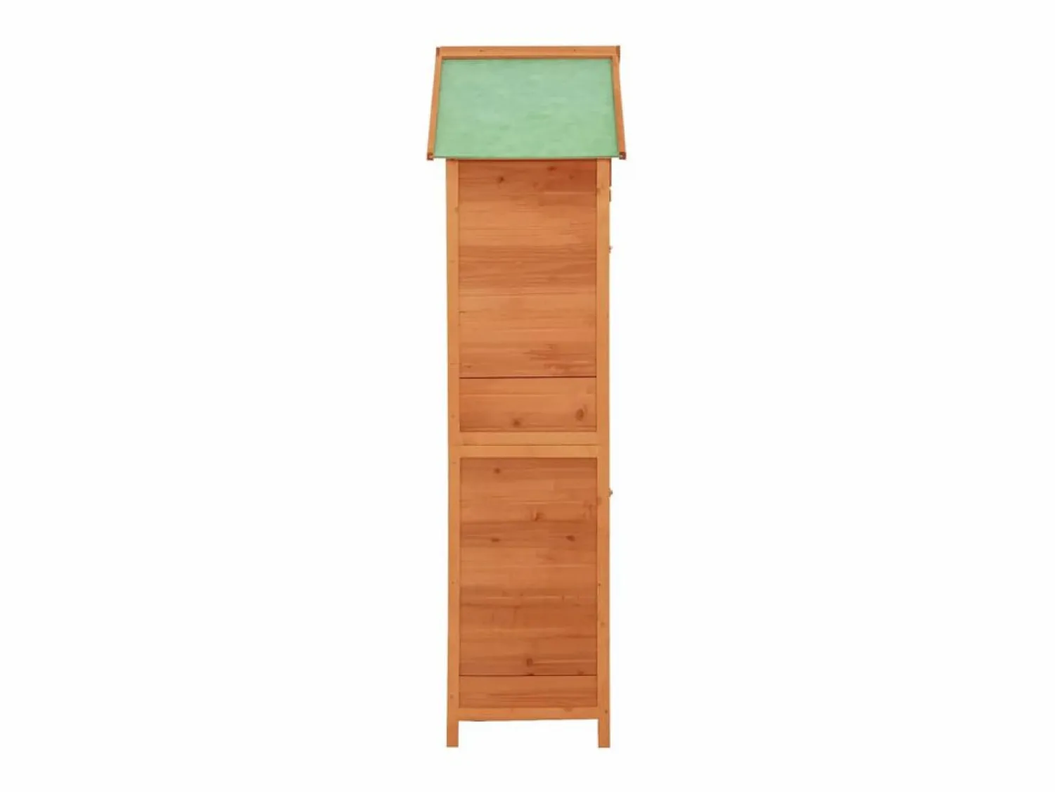 Clearance Armario de jardín marrón 42,5x64x190 cm Armario De Jardín