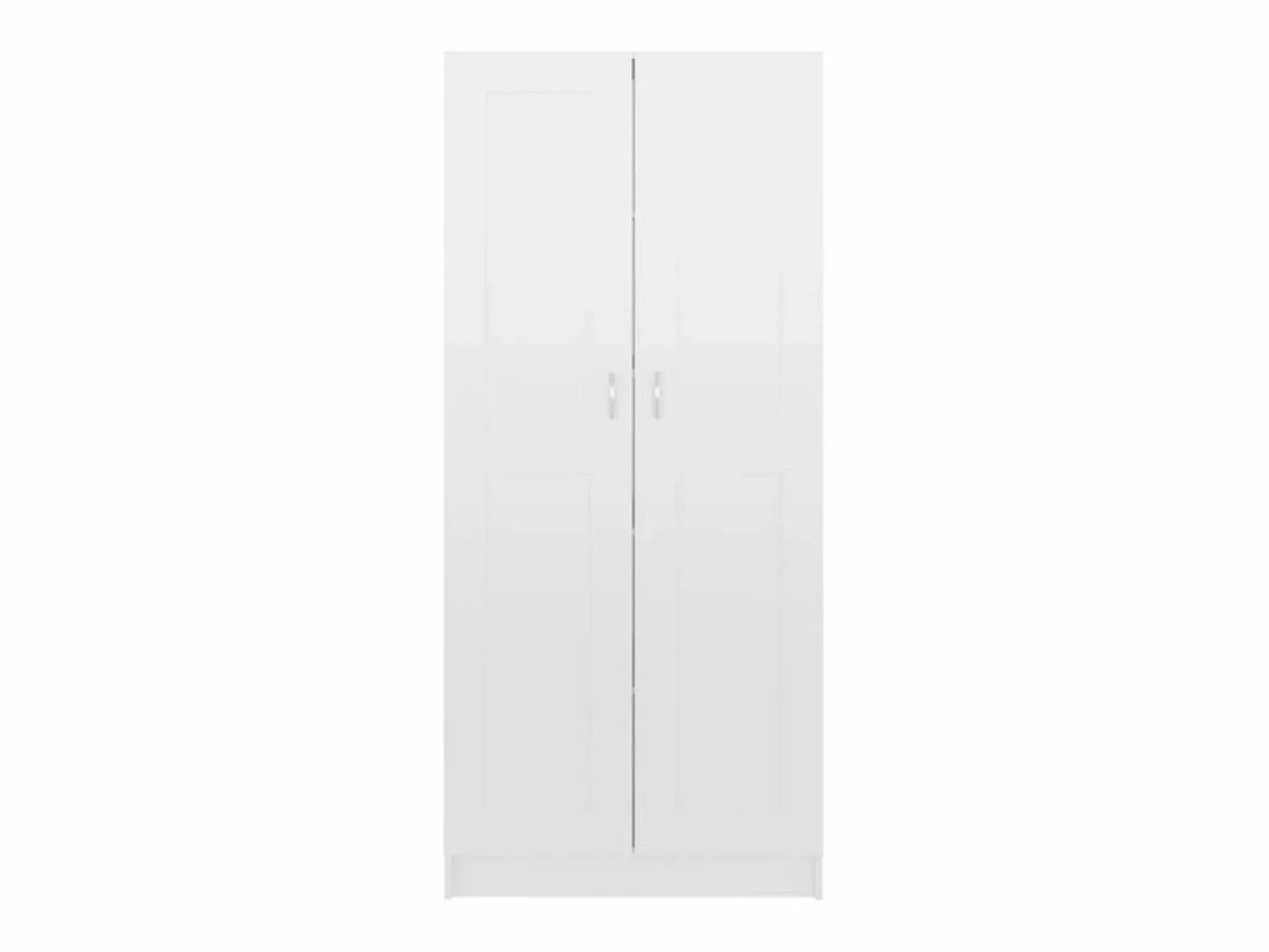 Outlet vidaxl Armario de libros contrachapada brillo 82,5x30,5x185,5cm Blanco